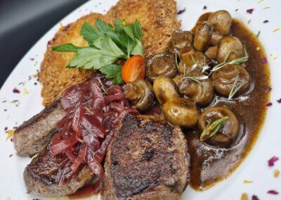 Hubertus-Steak in der Schlemmerwoche